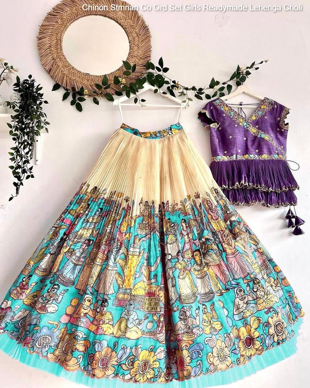 Chinon Stmnan Co Ord Set Girls Readymade Lehenga Choli
