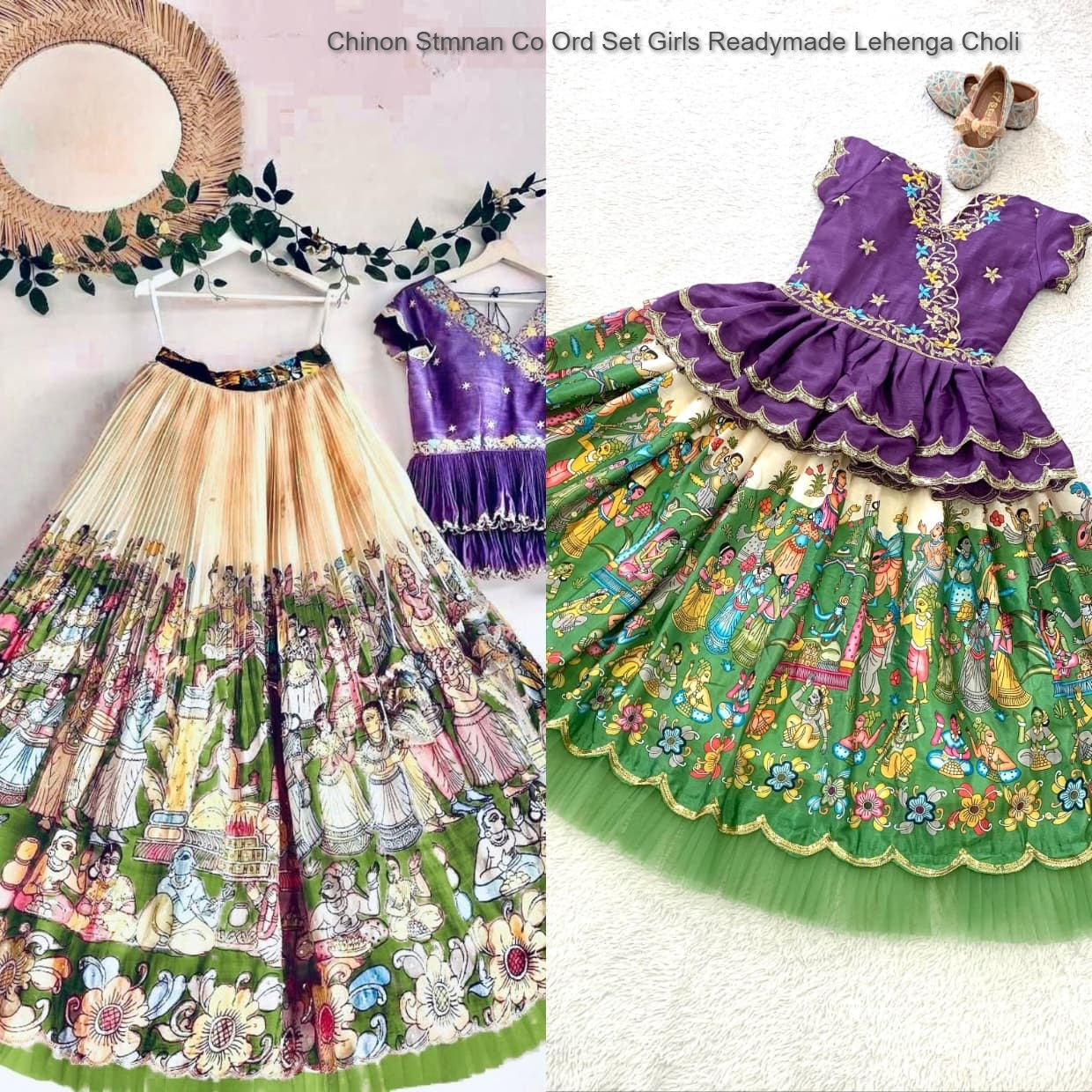Chinon Stmnan Co Ord Set Girls Readymade Lehenga Choli