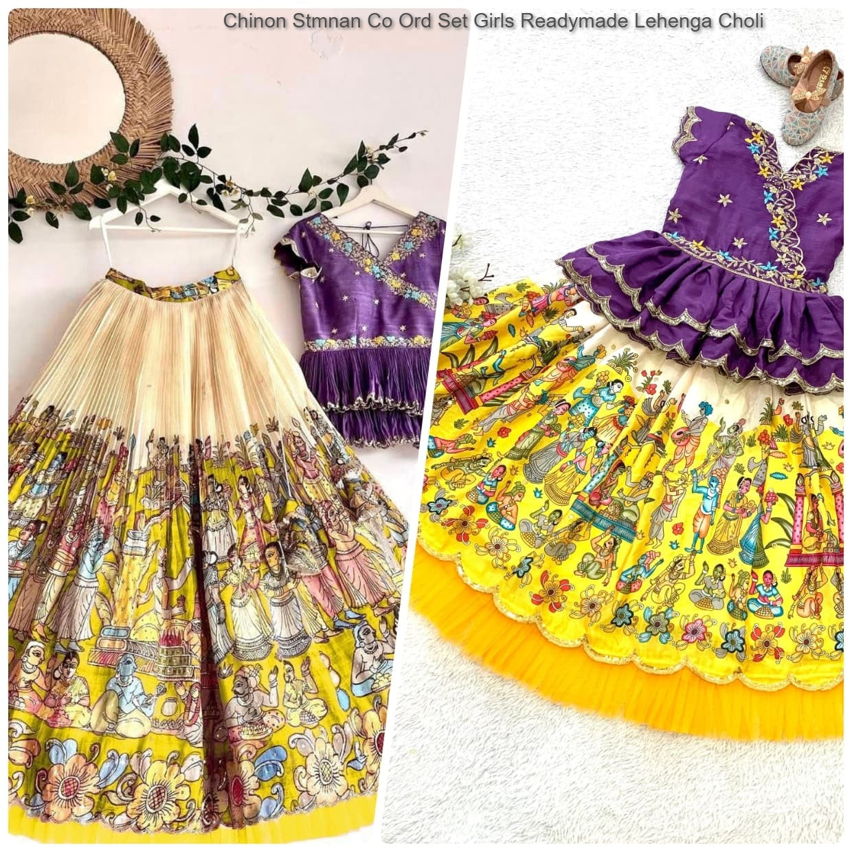 Chinon Stmnan Co Ord Set Girls Readymade Lehenga Choli
