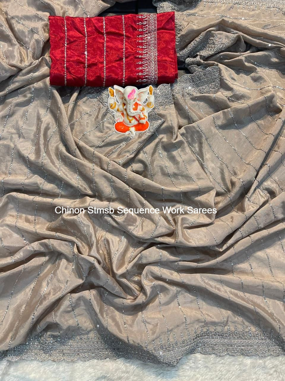 Chinon Stmsb Sequence Work Sarees