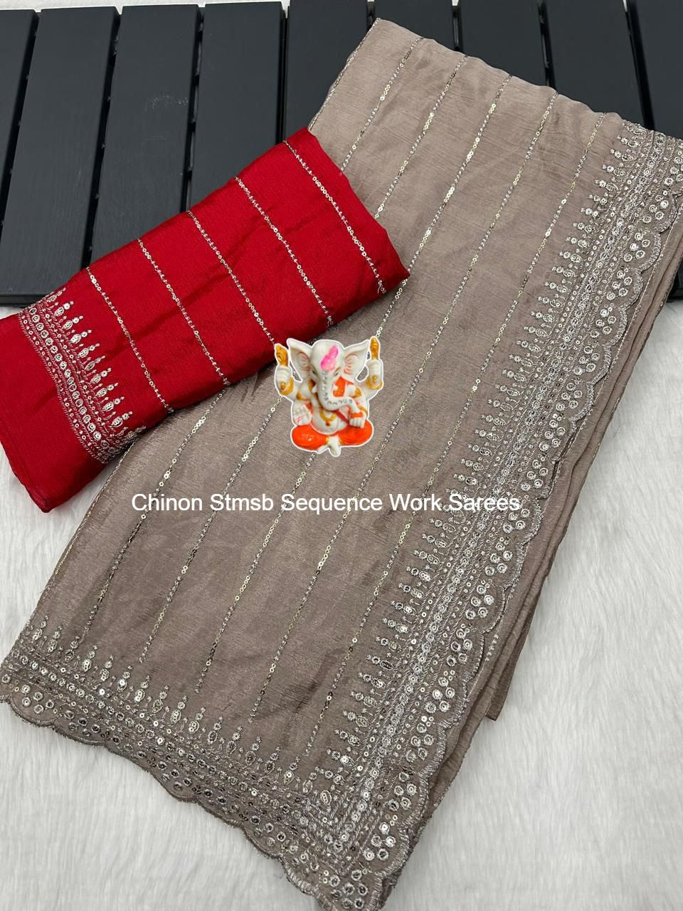 Chinon Stmsb Sequence Work Sarees