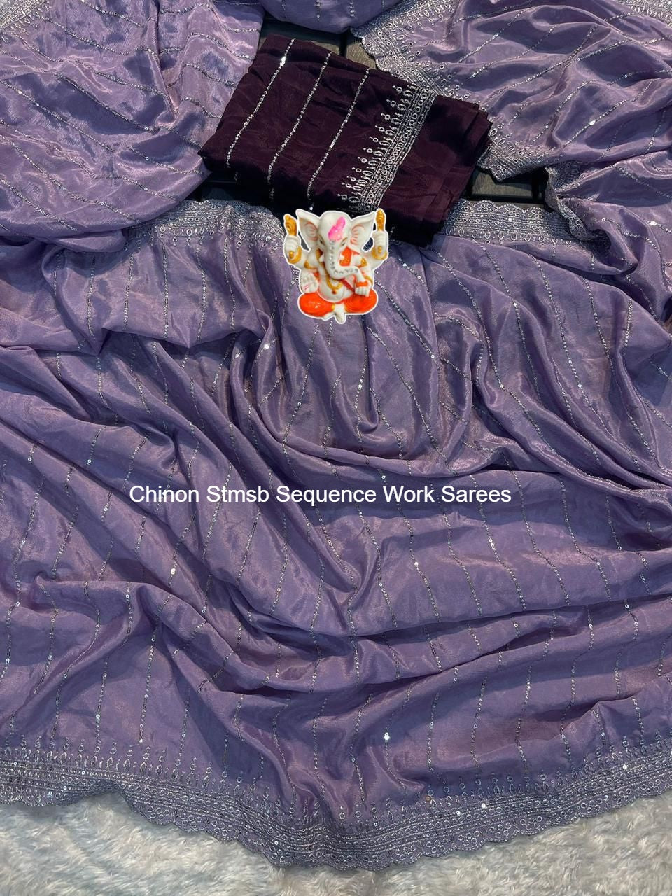 Chinon Stmsb Sequence Work Sarees