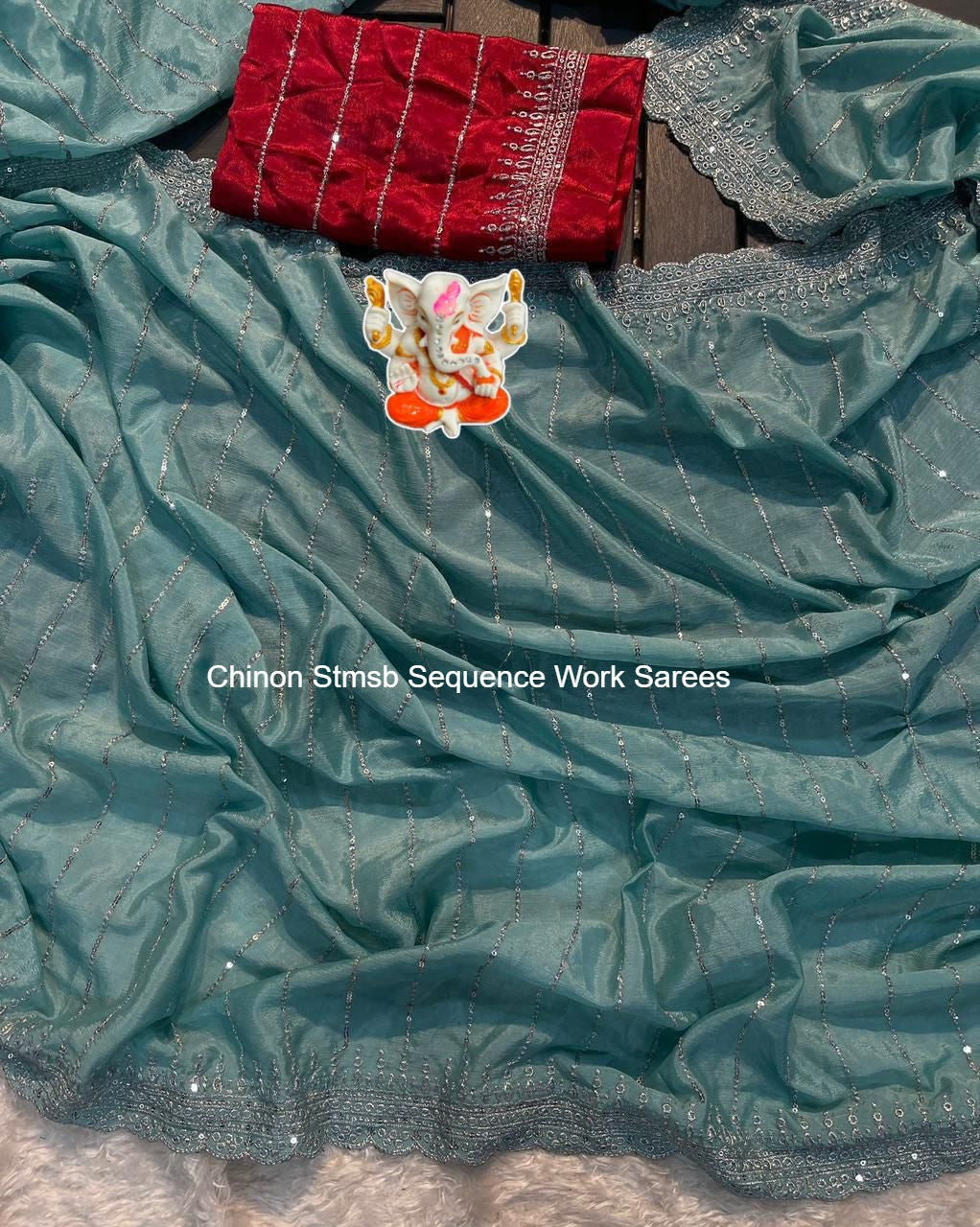 Chinon Stmsb Sequence Work Sarees