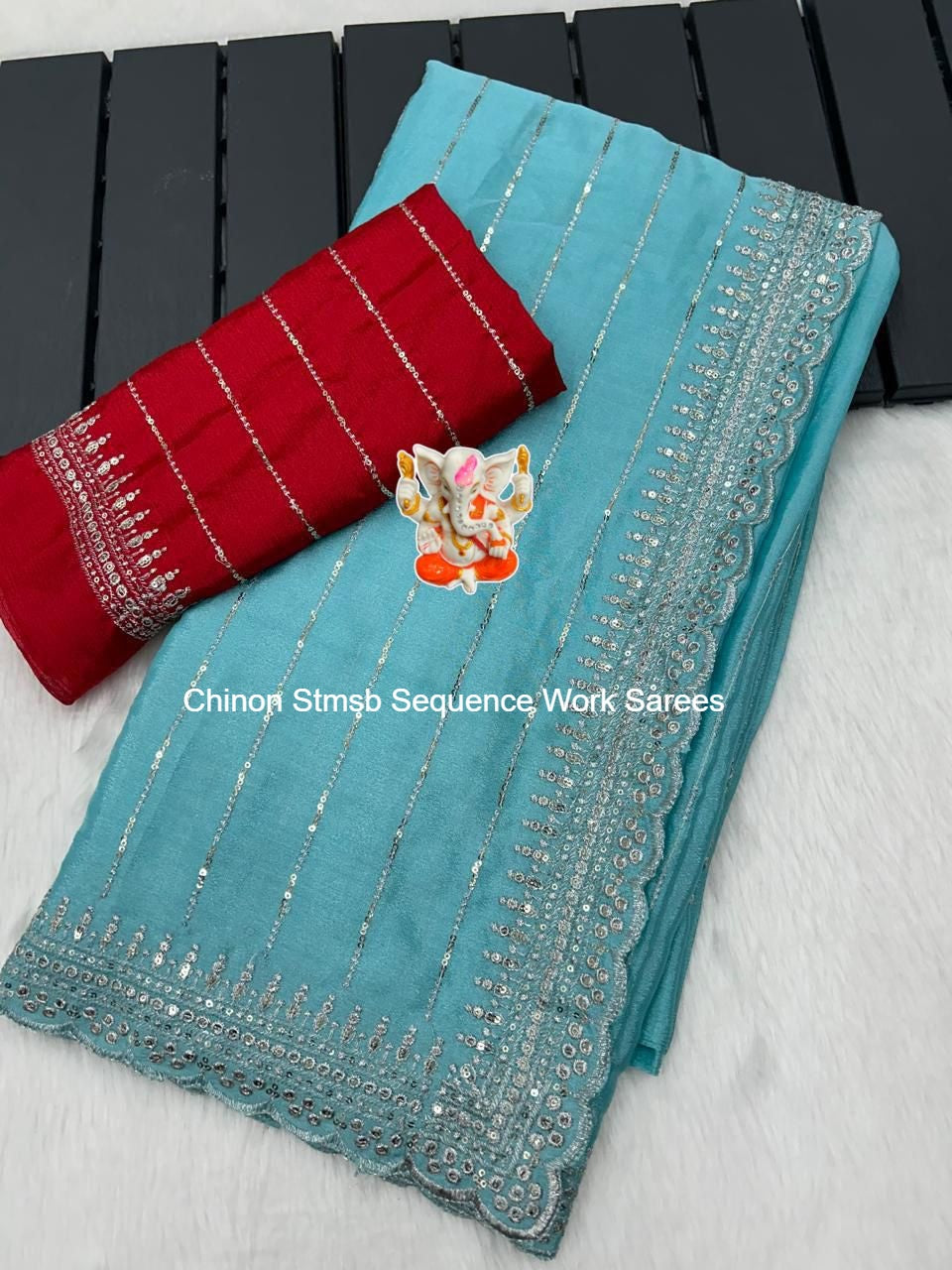 Chinon Stmsb Sequence Work Sarees