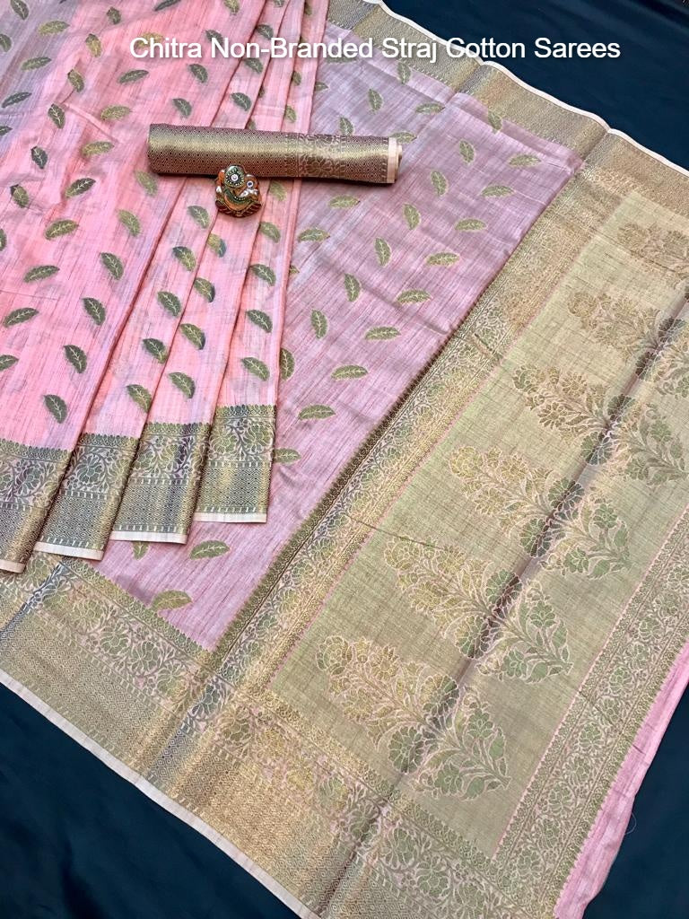 Chitra Non-Branded Straj Cotton Sarees