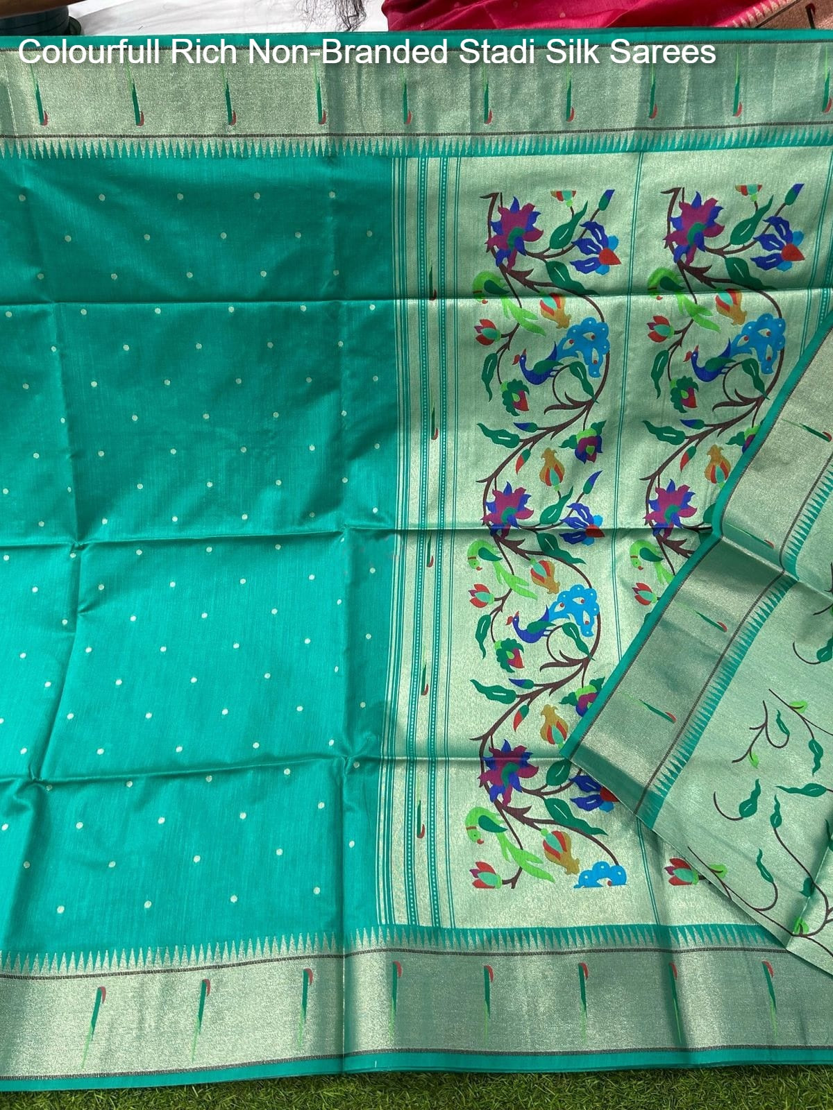Colourfull Rich Non-Branded Stadi Silk Sarees