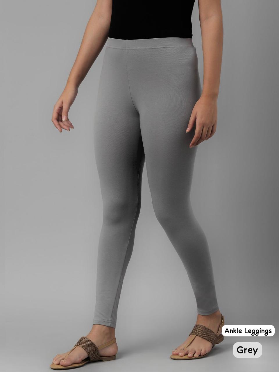 Comfort Grey Bluehills 4 Way Ankle Length Leggings