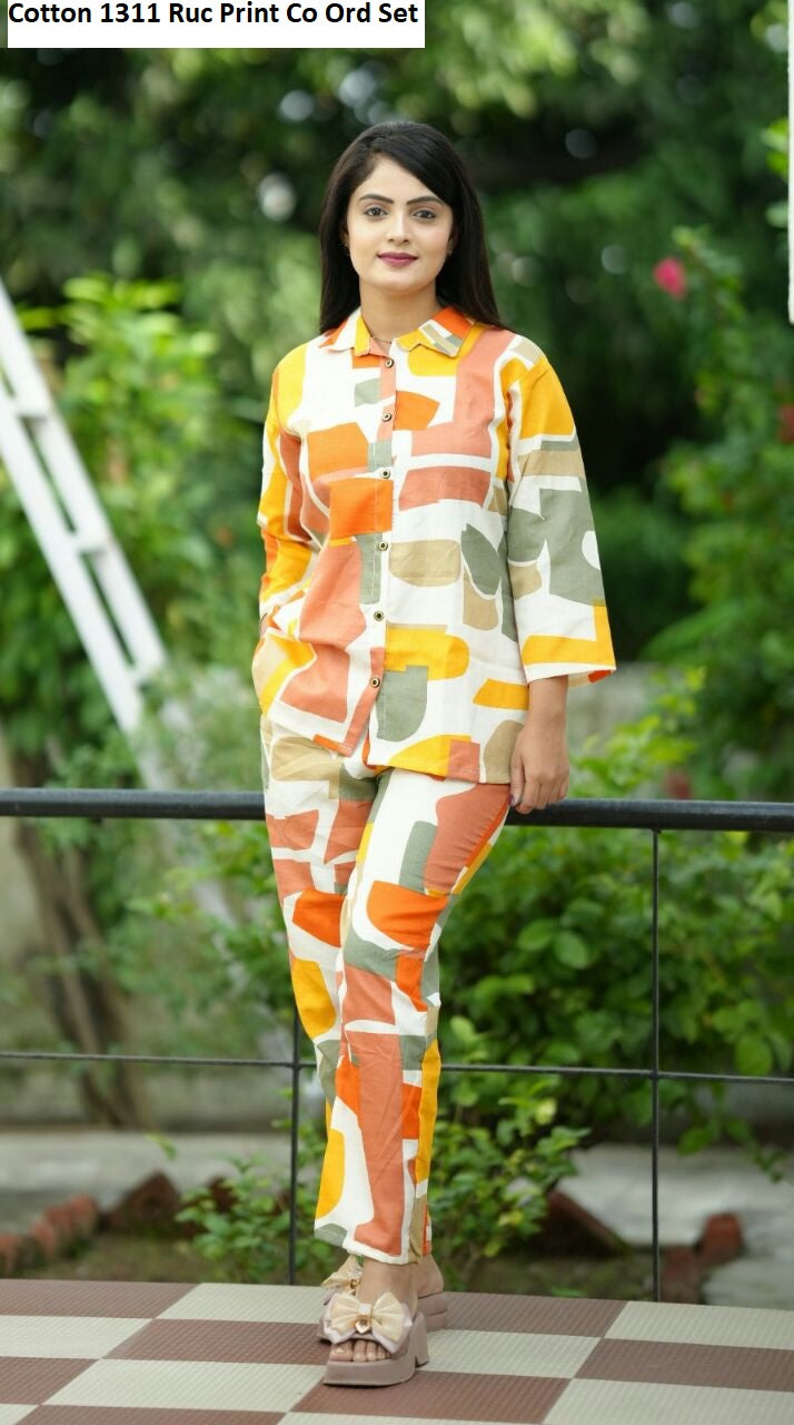 Cotton 1311 Ruc Print Co Ord Set