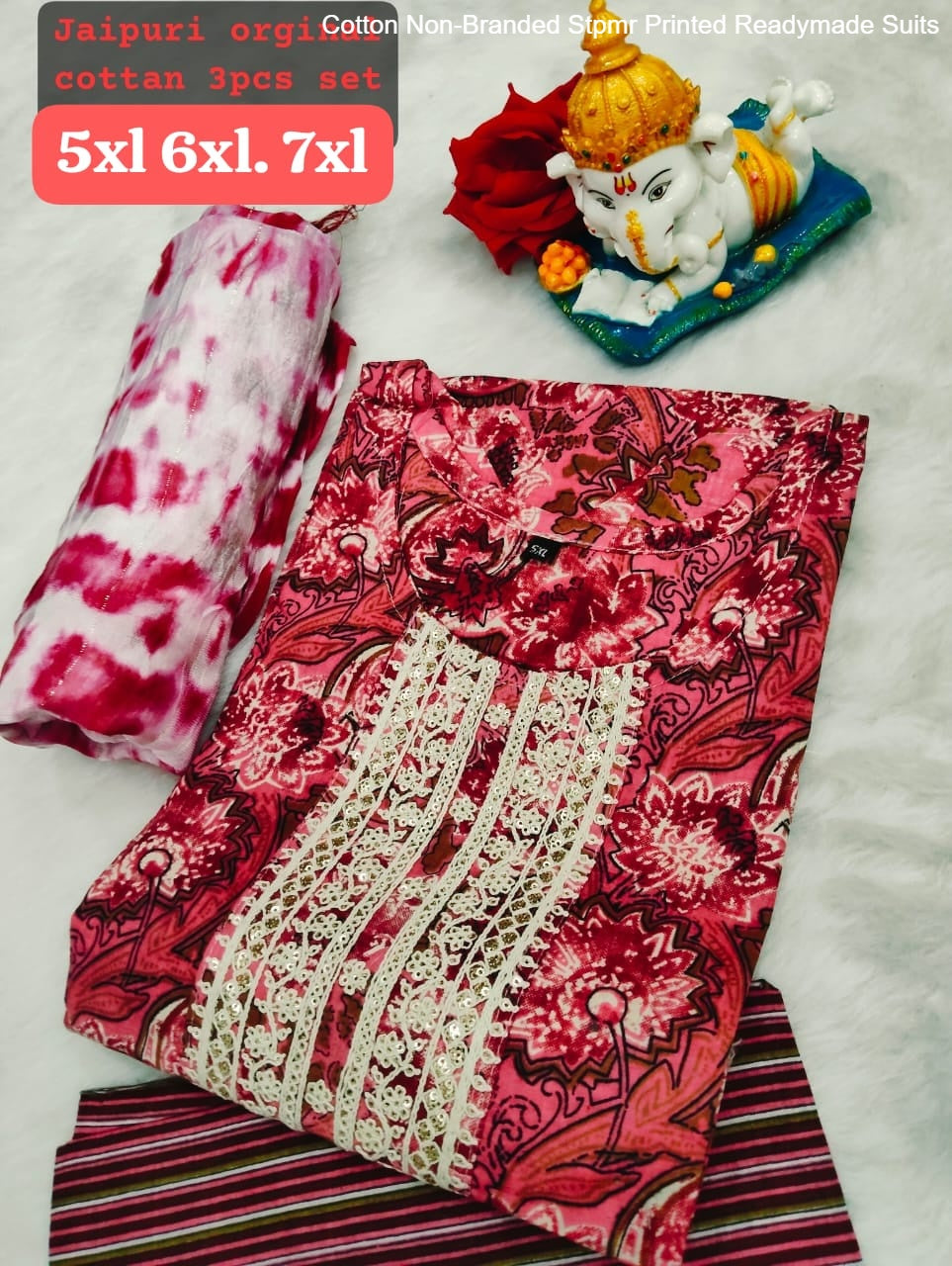 Cotton Non-Branded Stpmr Printed Readymade Suits