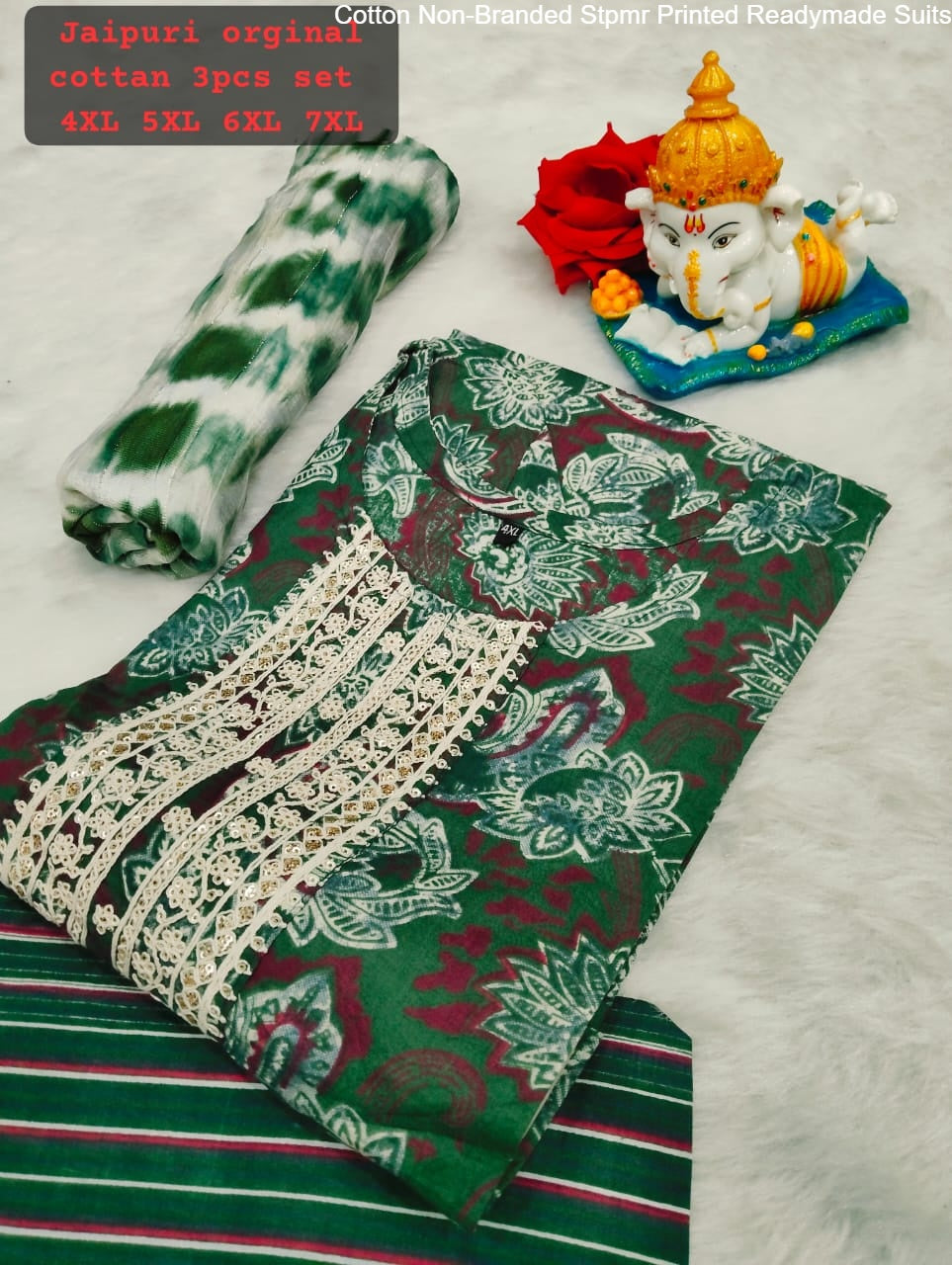 Cotton Non-Branded Stpmr Printed Readymade Suits