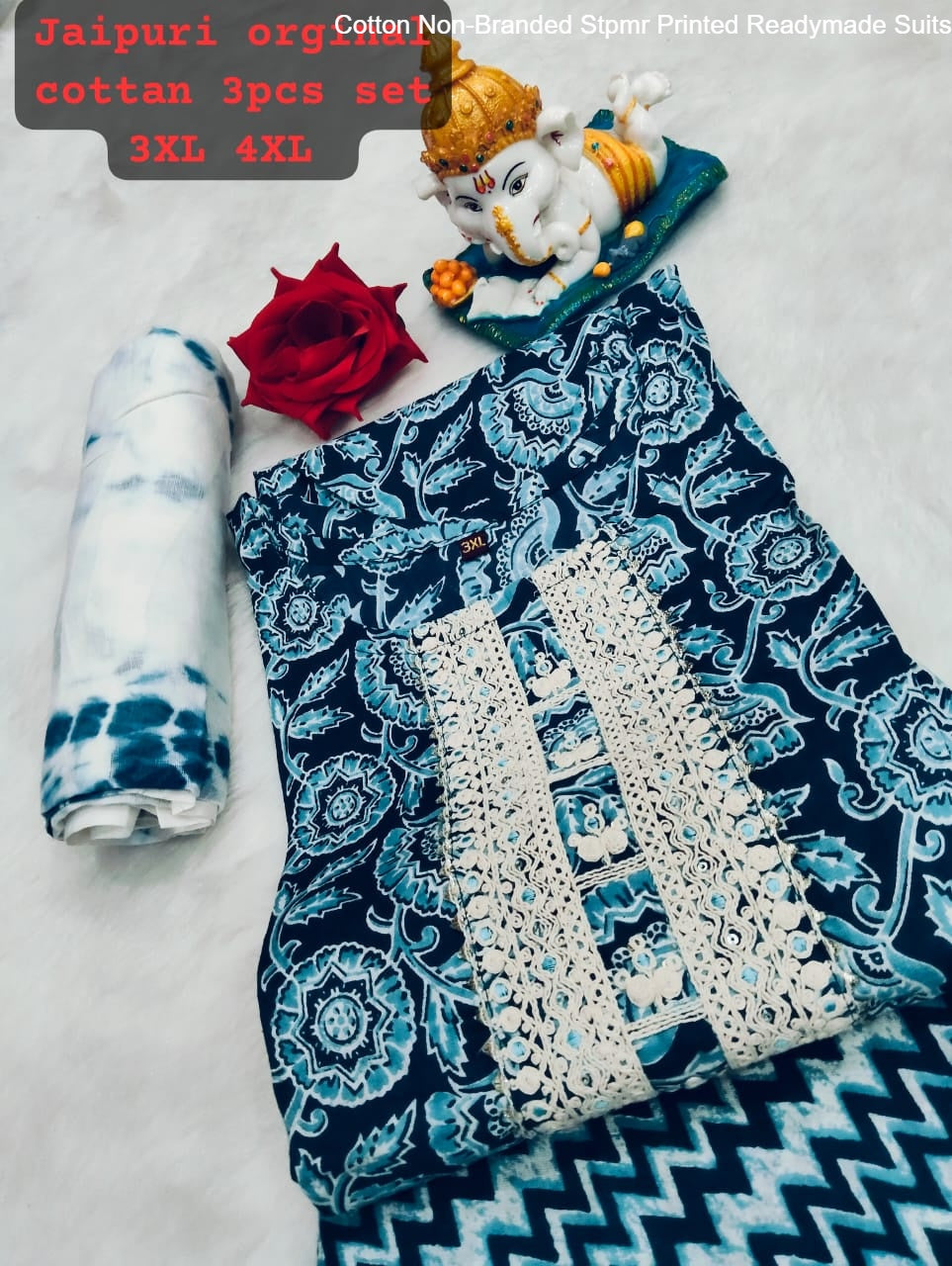 Cotton Non-Branded Stpmr Printed Readymade Suits