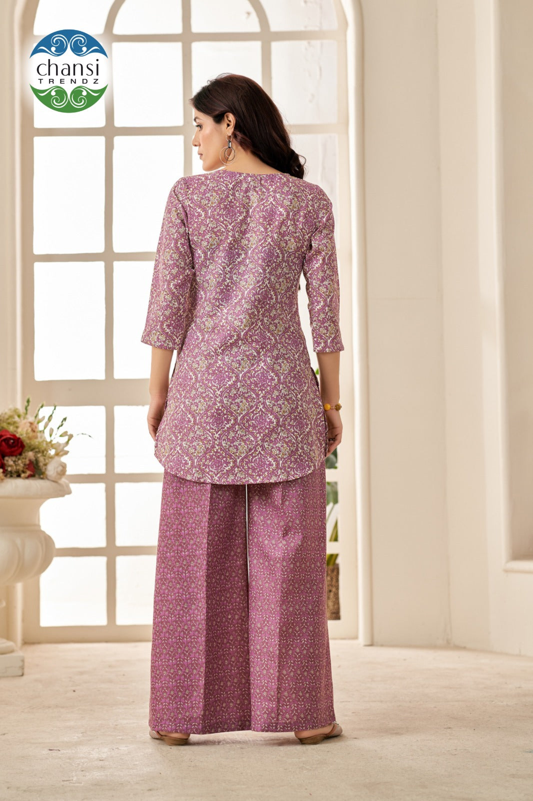 Ct-04 Laksmitva Chansi Trendz Poly Cotton Kurti Plazzo Set