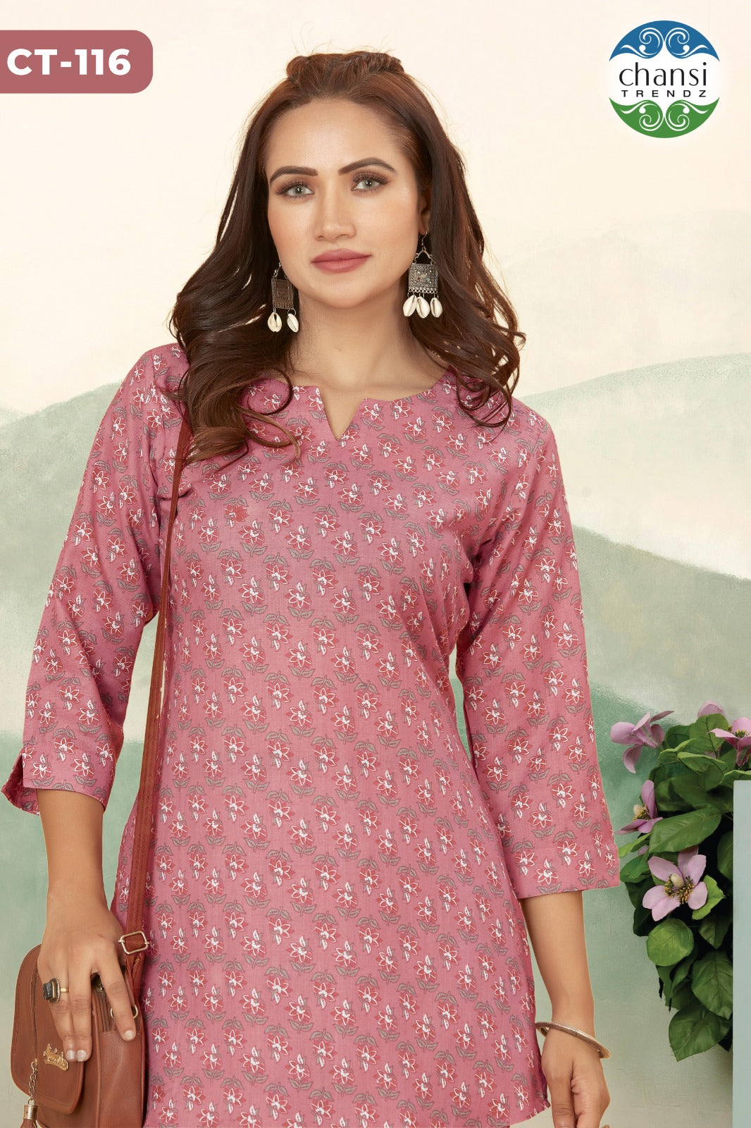 Ct-116 Dhruthi Chansi Trendz Cotton Co Ord Set