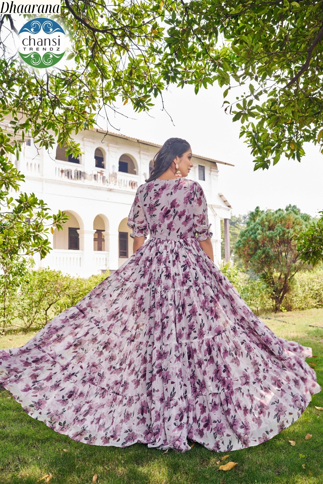 Ct-167 Dhaarana Chansi Trendz Georgette One Piece Gown