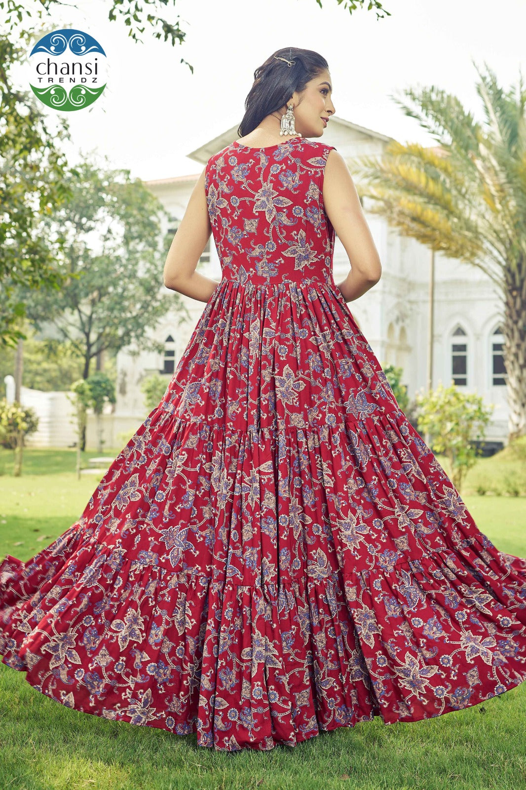 Ct-359 Kanti Chansi Trendz Rayon One Piece Gown