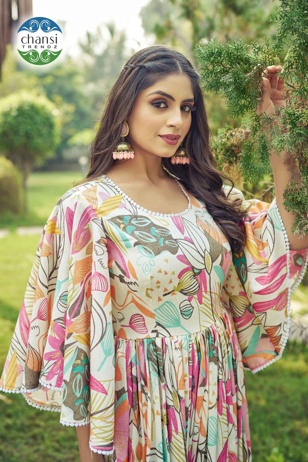 Ct-367 Jeevika Chansi Trendz Rayon One Piece Gown