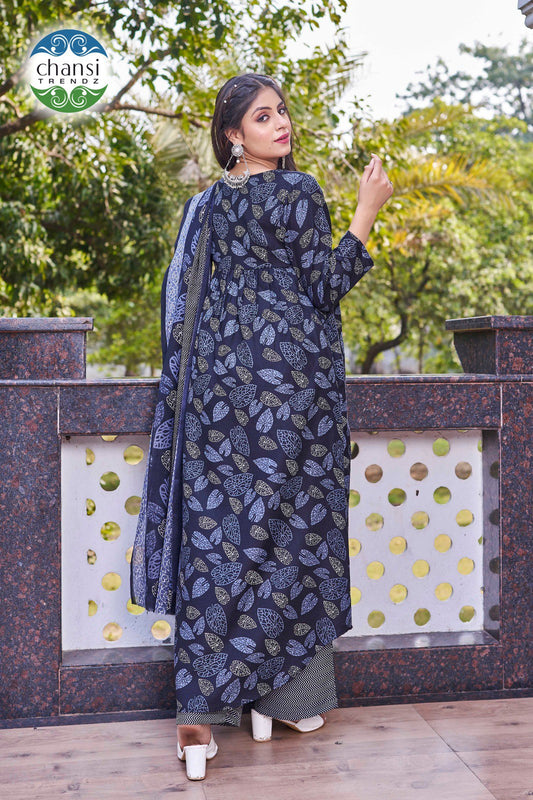 Ct-383 Kshirabdija Chansi Trendz Poly Cotton Readymade Suits