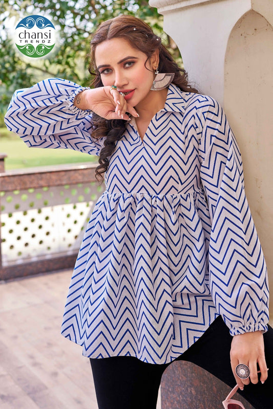 Ct-387 Lavanyasri Chansi Trendz Rayon Women Top