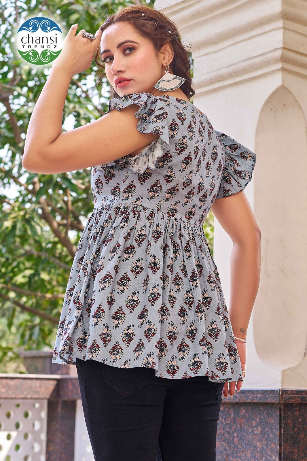 Ct-389 Lokamatri Chansi Trendz Rayon Women Top