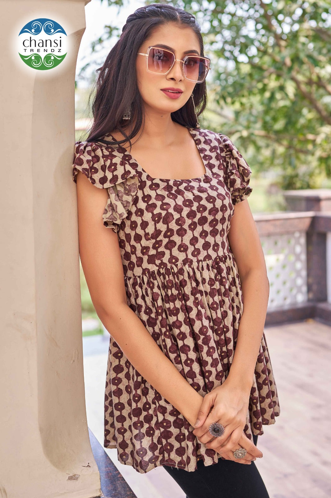 Ct-390 Lokamatri Chansi Trendz Rayon Women Top