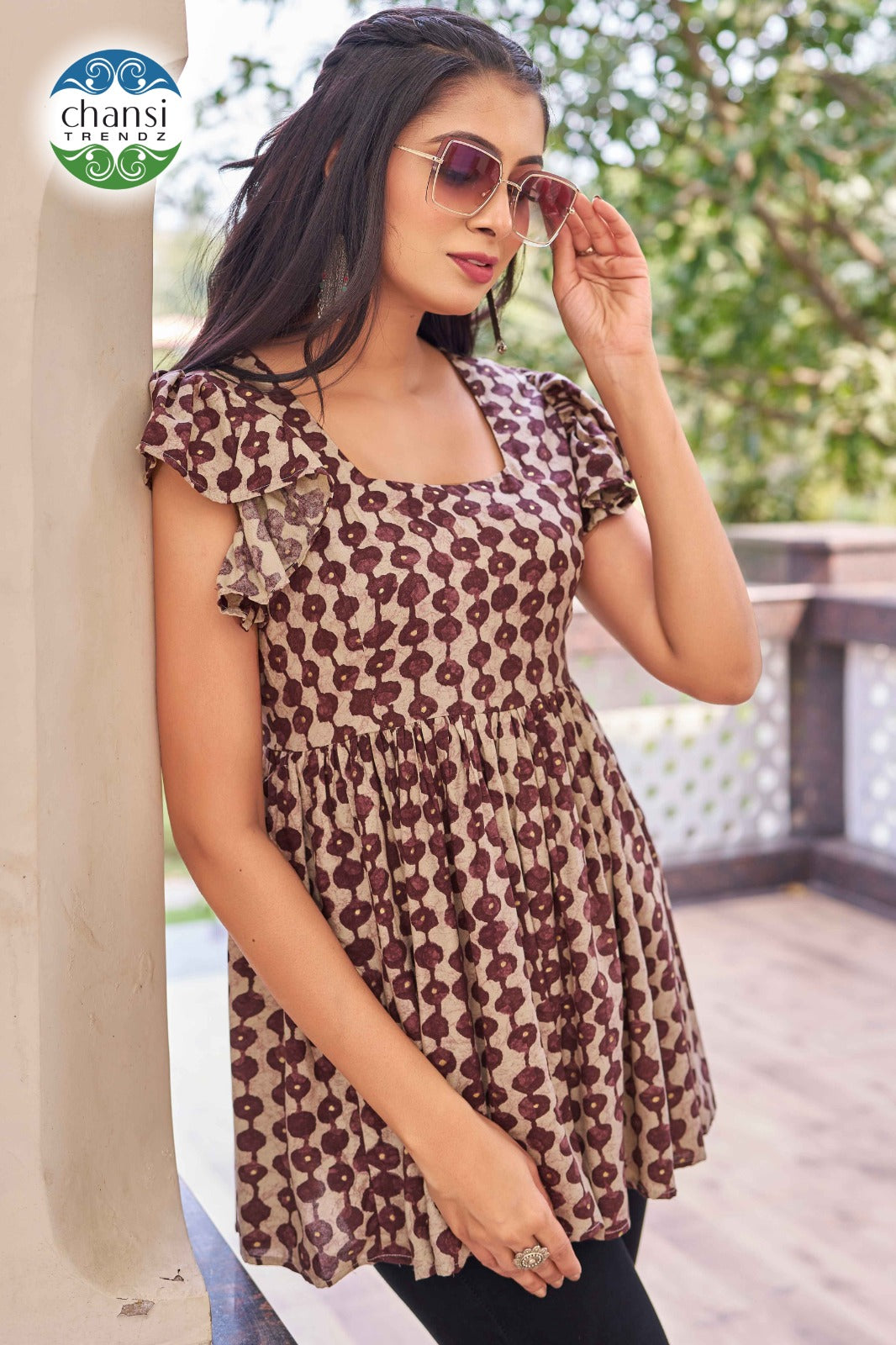 Ct-390 Lokamatri Chansi Trendz Rayon Women Top