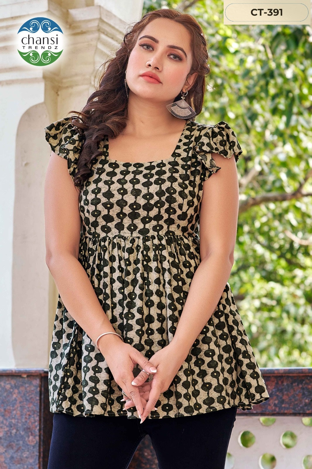 Ct-391 Lokamatri Chansi Trendz Rayon Women Top