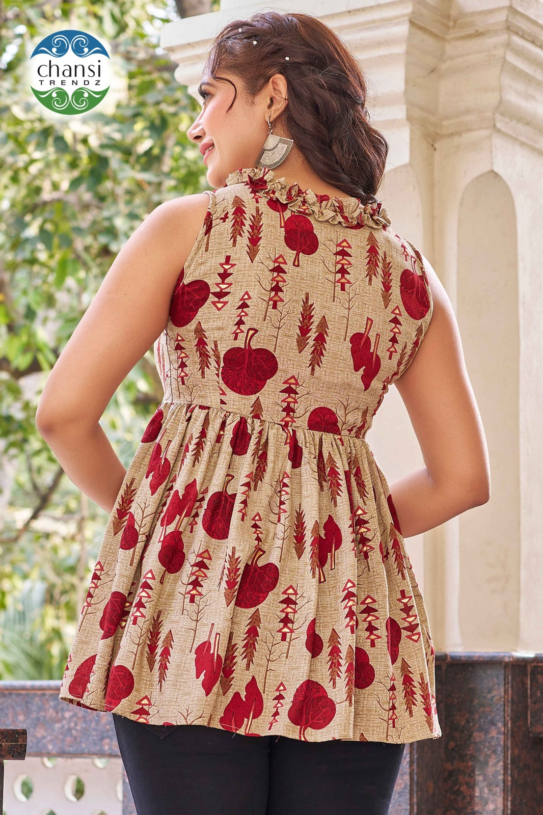 Ct-393 Mahalakshmi Chansi Trendz Rayon Women Top