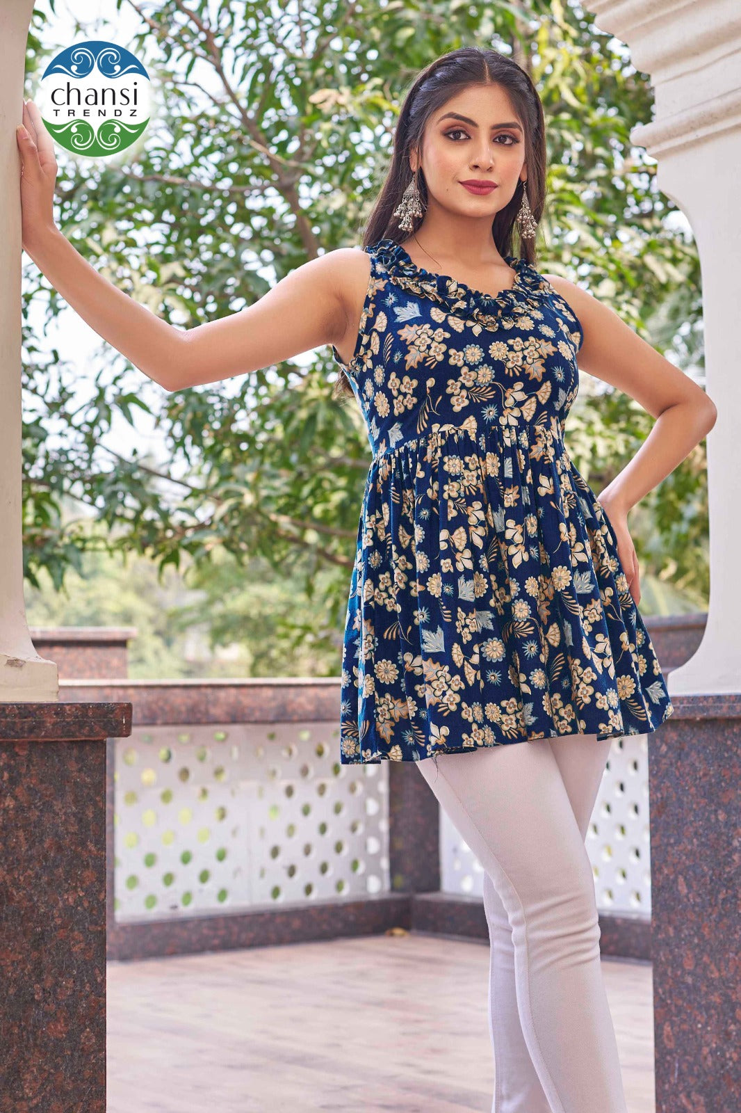 Ct-394 Mahalakshmi Chansi Trendz Rayon Women Top