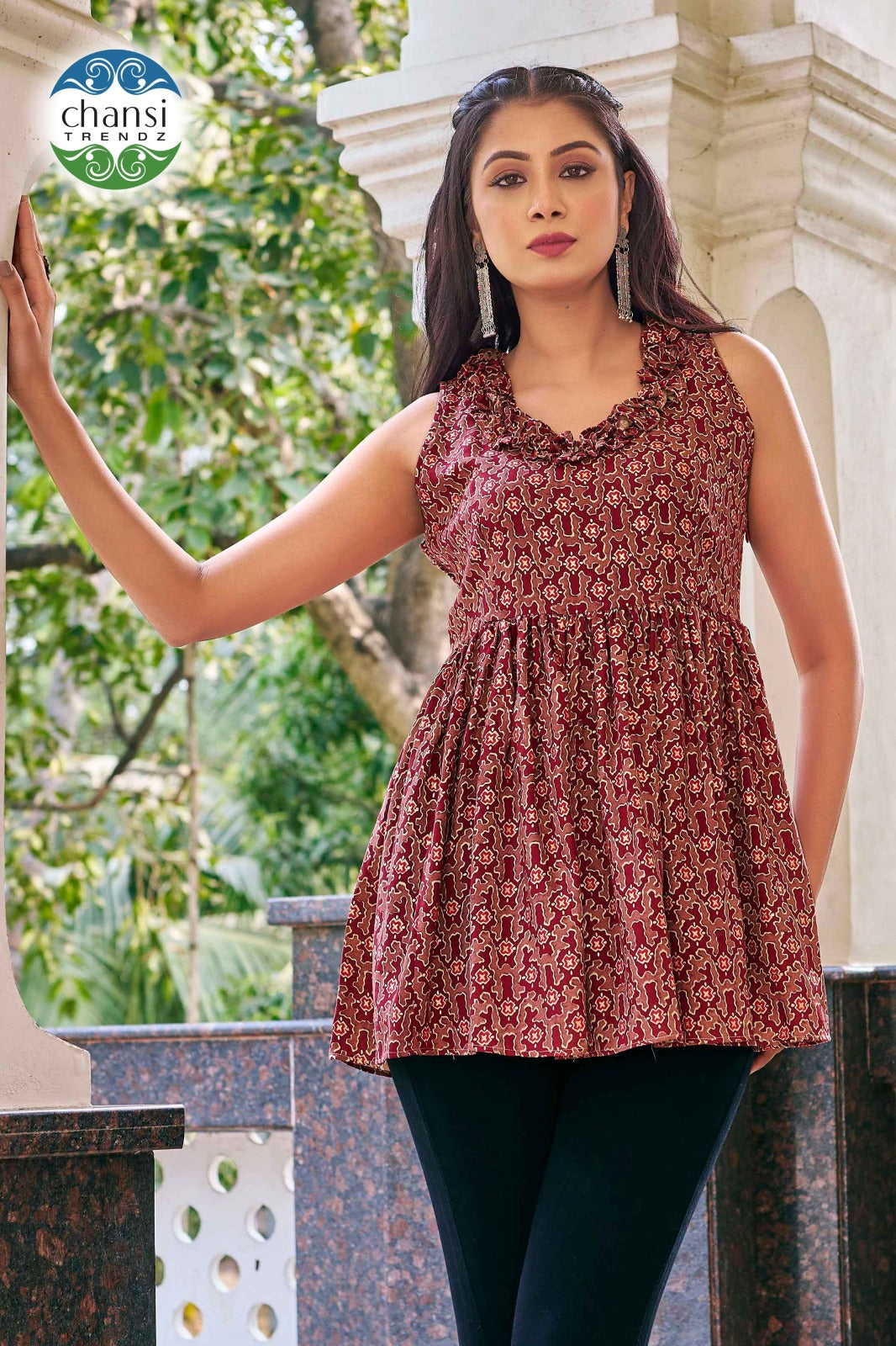 Ct-395 Mahalakshmi Chansi Trendz Rayon Women Top