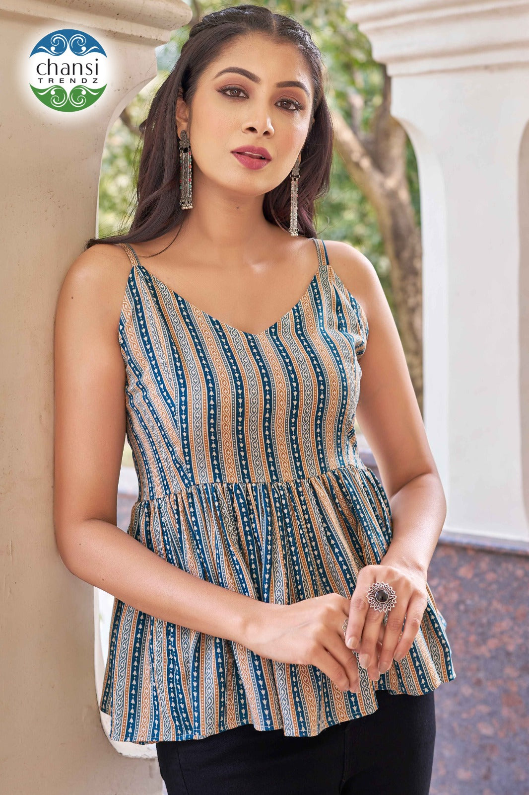 Ct-398 Mahasri Chansi Trendz Rayon Women Top