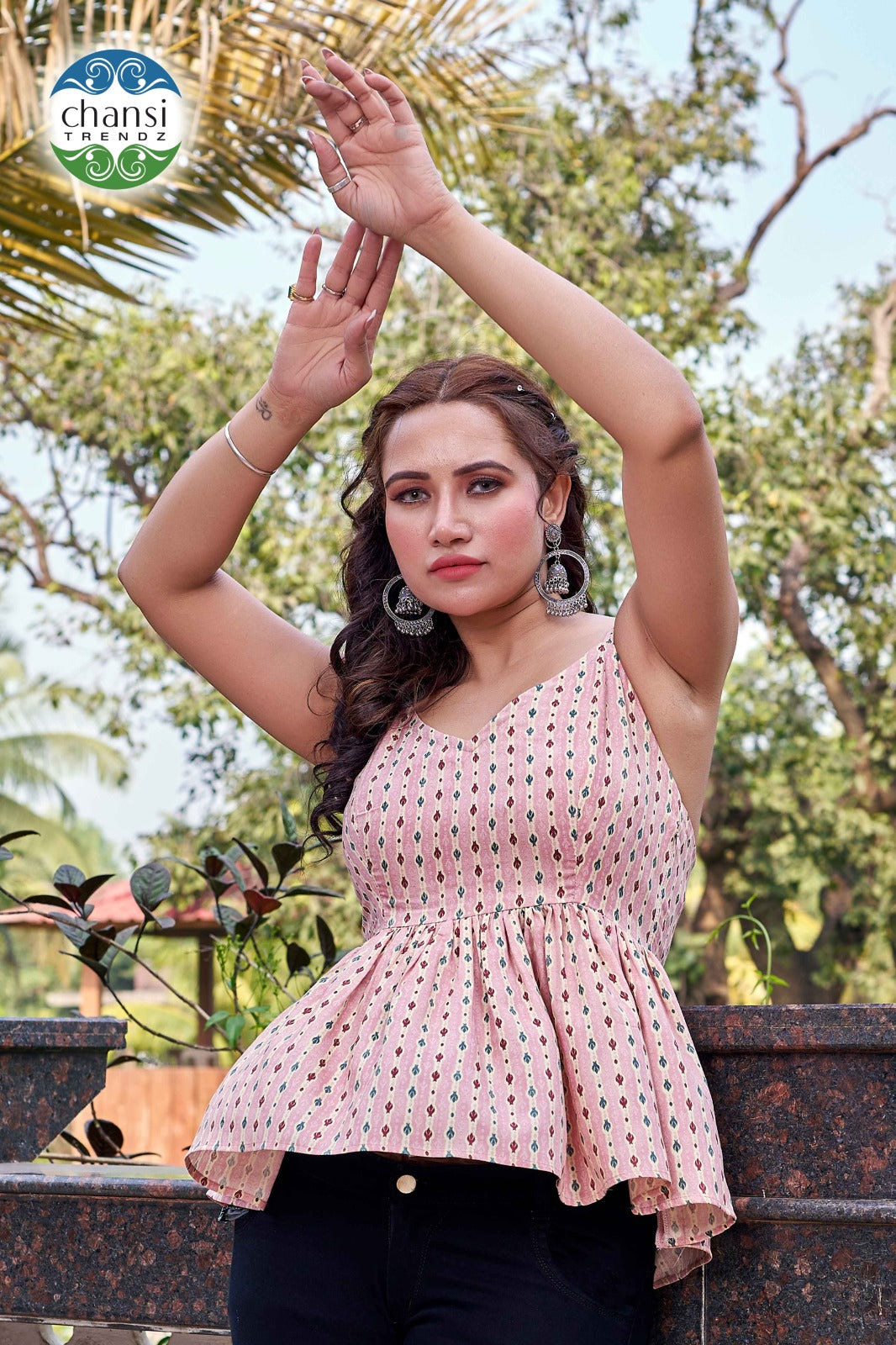 Ct-401 Mahasri Chansi Trendz Rayon Women Top