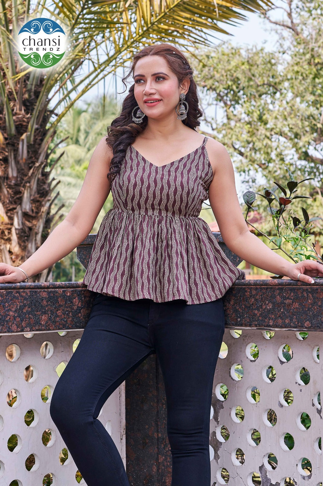 Ct-403 Mahasri Chansi Trendz Rayon Women Top