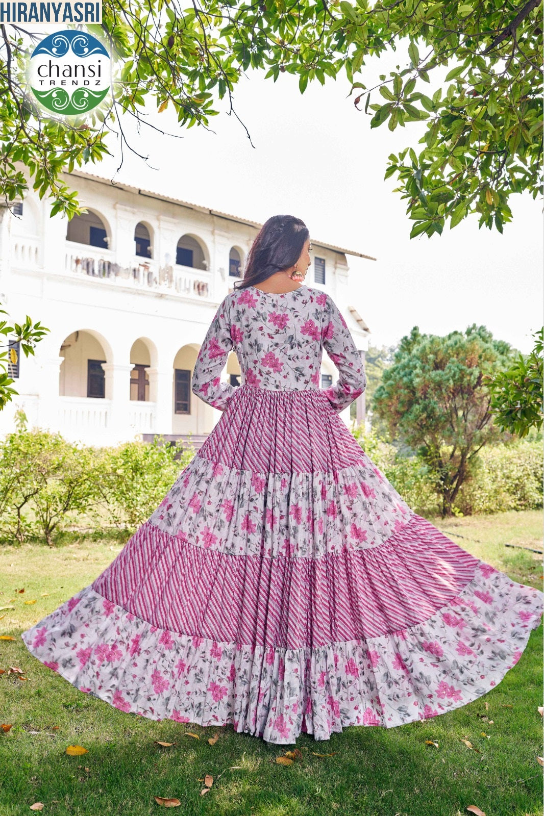 Ct-406 Hiranyasri Chansi Trendz Viscose Rayon One Piece Gown