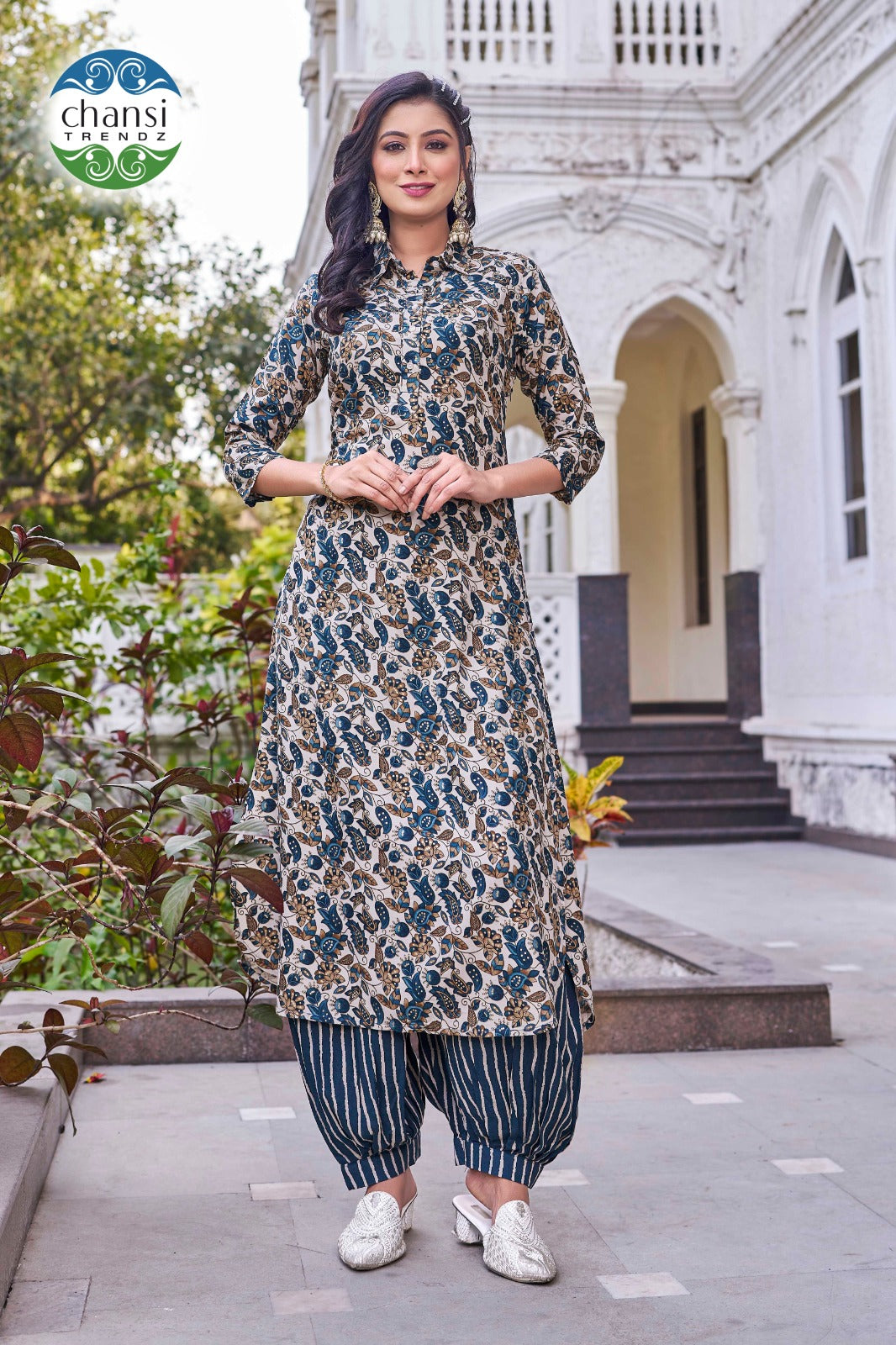 Ct-415 Kuhoo Chansi Trendz Rayon Kurti Plazzo Set