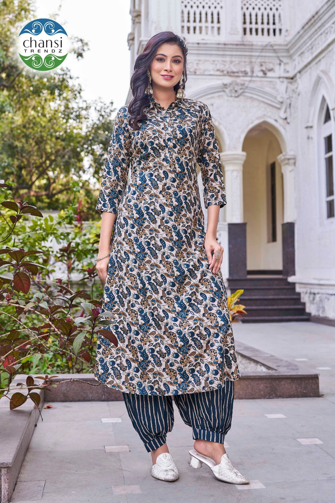 Ct-415 Kuhoo Chansi Trendz Rayon Kurti Plazzo Set