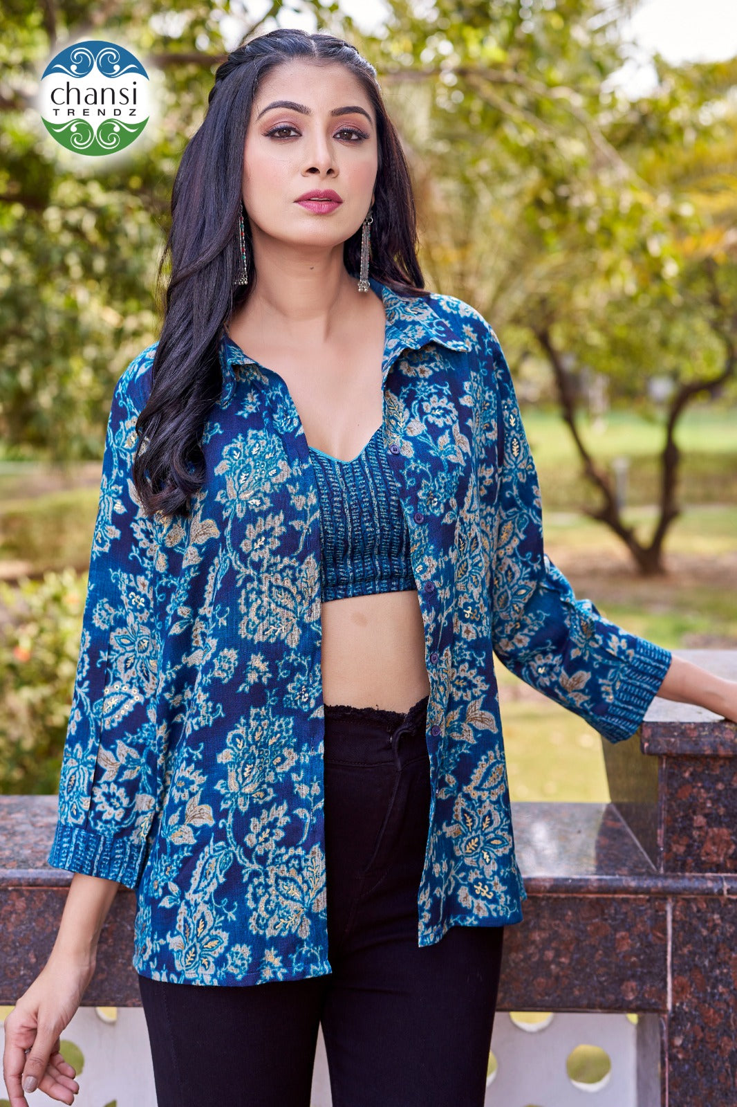 Ct-425 Mahavibhuti Chansi Trendz Crop Women Top