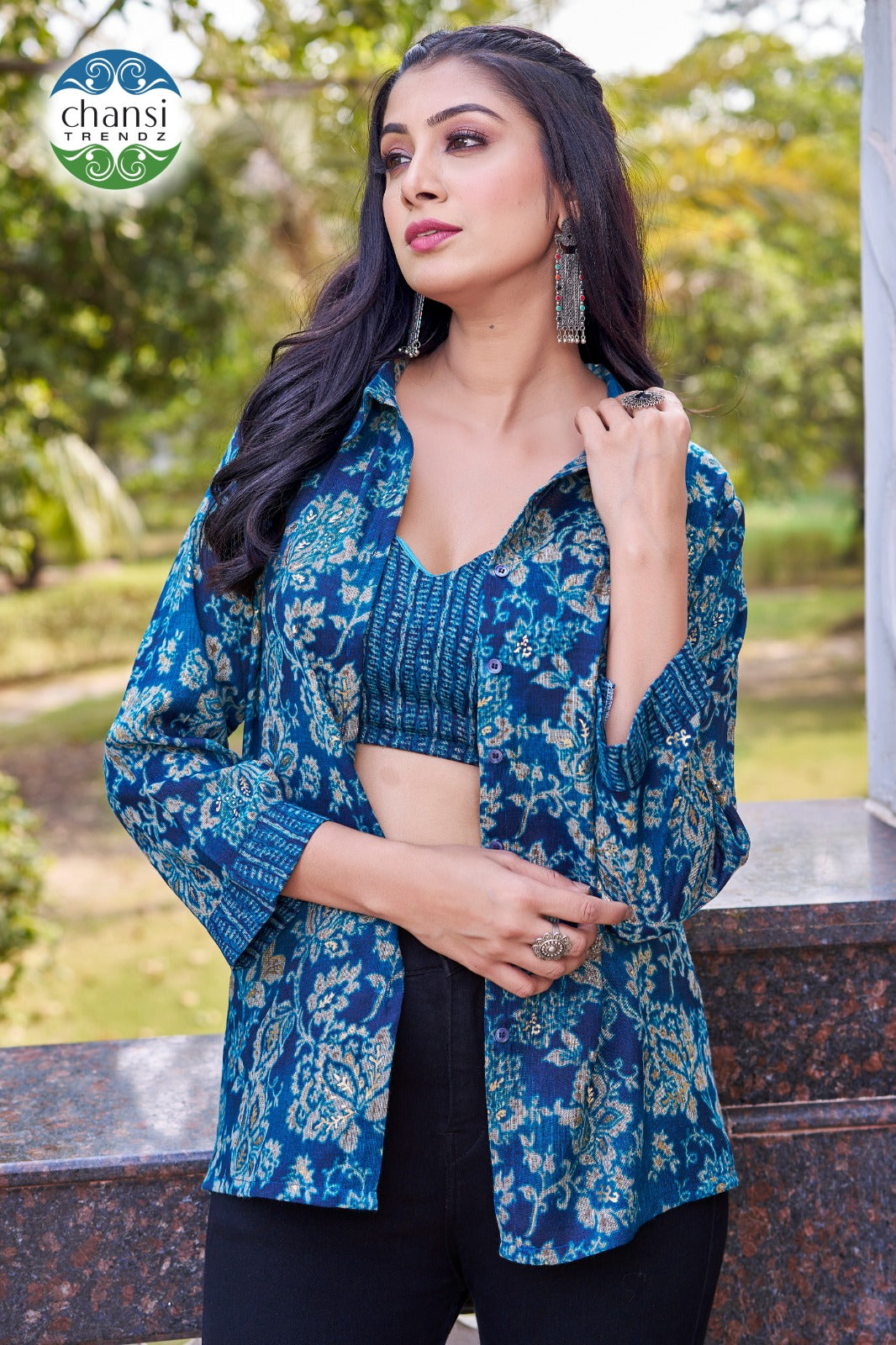 Ct-425 Mahavibhuti Chansi Trendz Crop Women Top