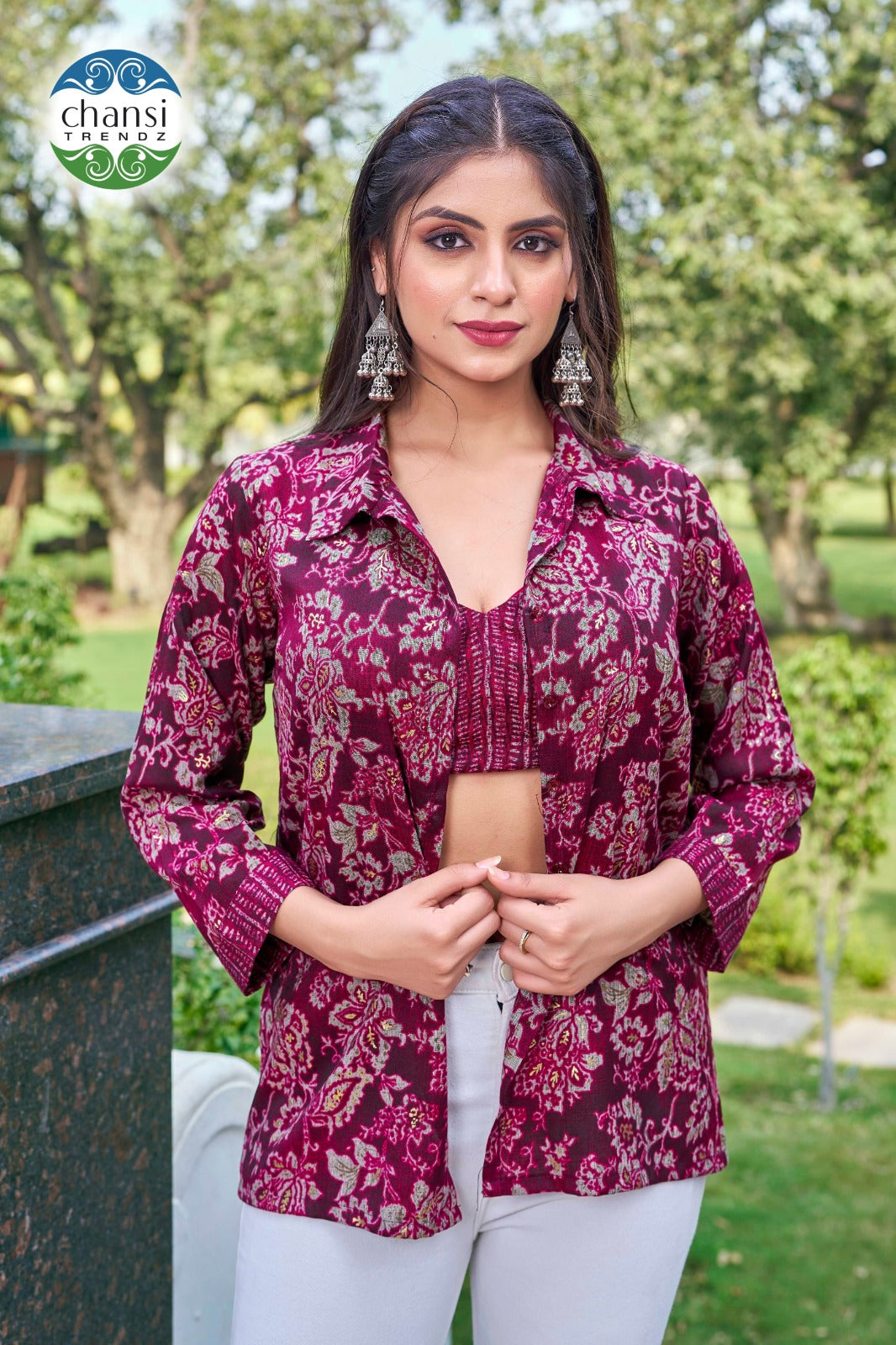 Ct-426 Mahavibhuti Chansi Trendz Crop Women Top