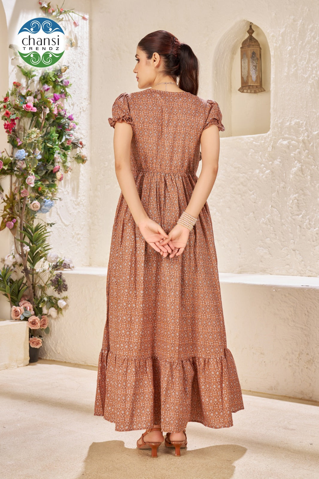 Ct-460 Netri Chansi Trendz Poly Cotton One Piece