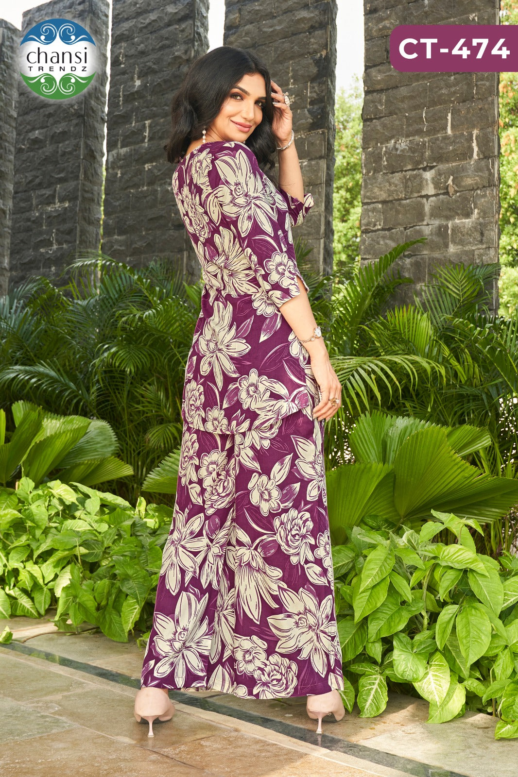 Ct-474 Ramaa Chansi Trendz Rayon Kurti Plazzo Set