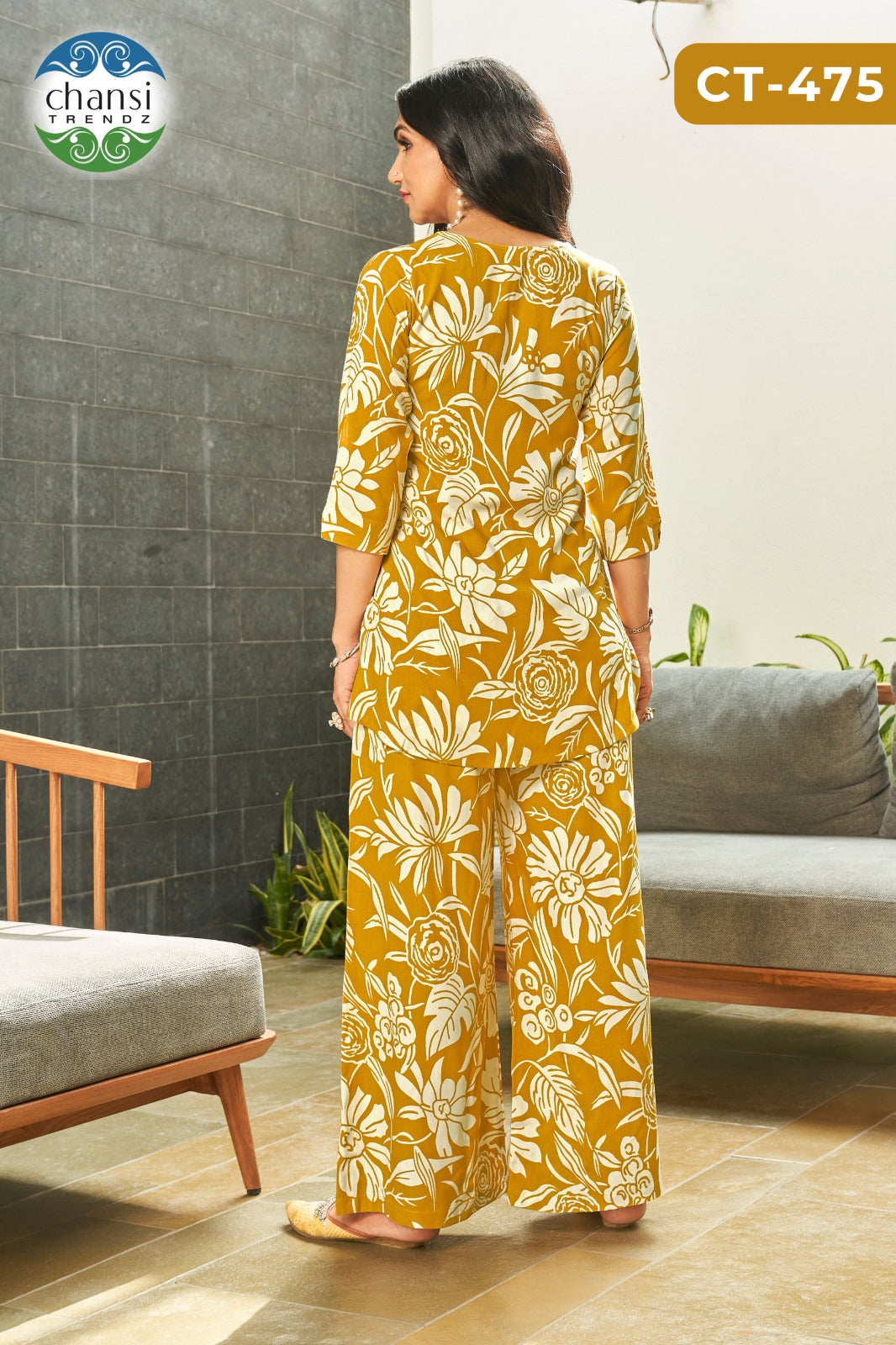 Ct-475 Prakruti Chansi Trendz Rayon Co Ord Set