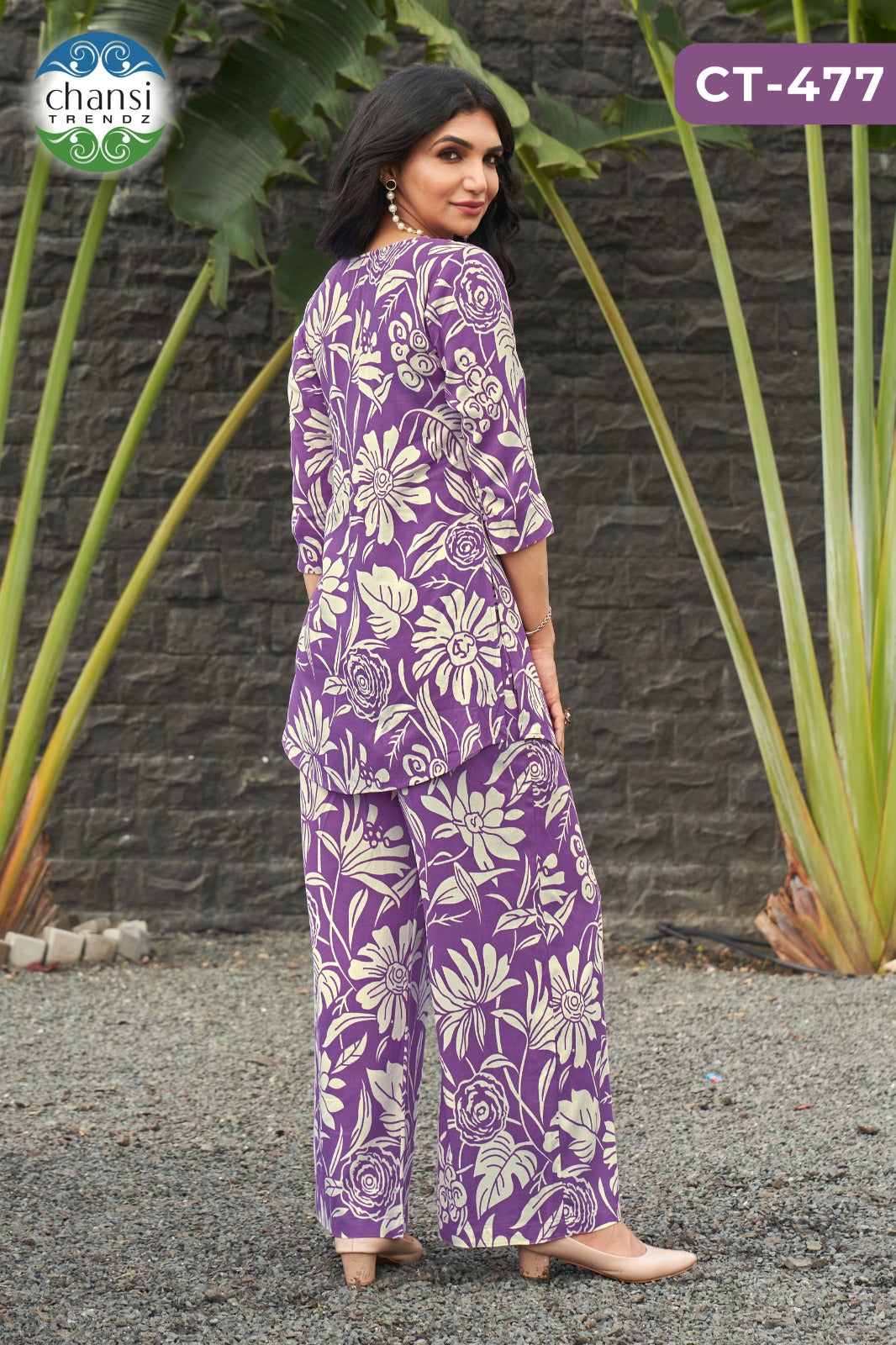 Ct-477 Prakruti Chansi Trendz Rayon Co Ord Set