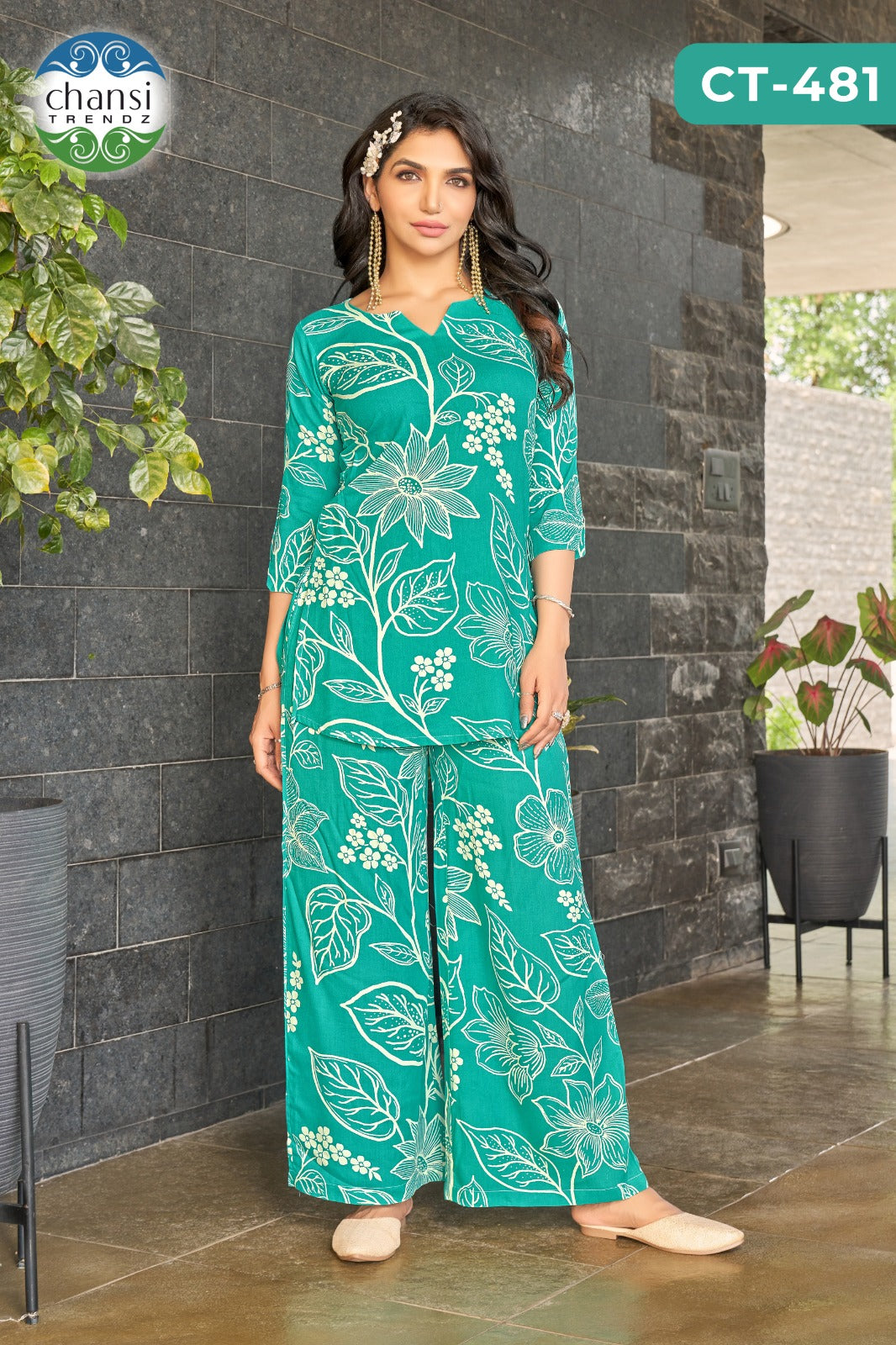 Ct-481 Ragini Chansi Trendz Rayon Co Ord Set