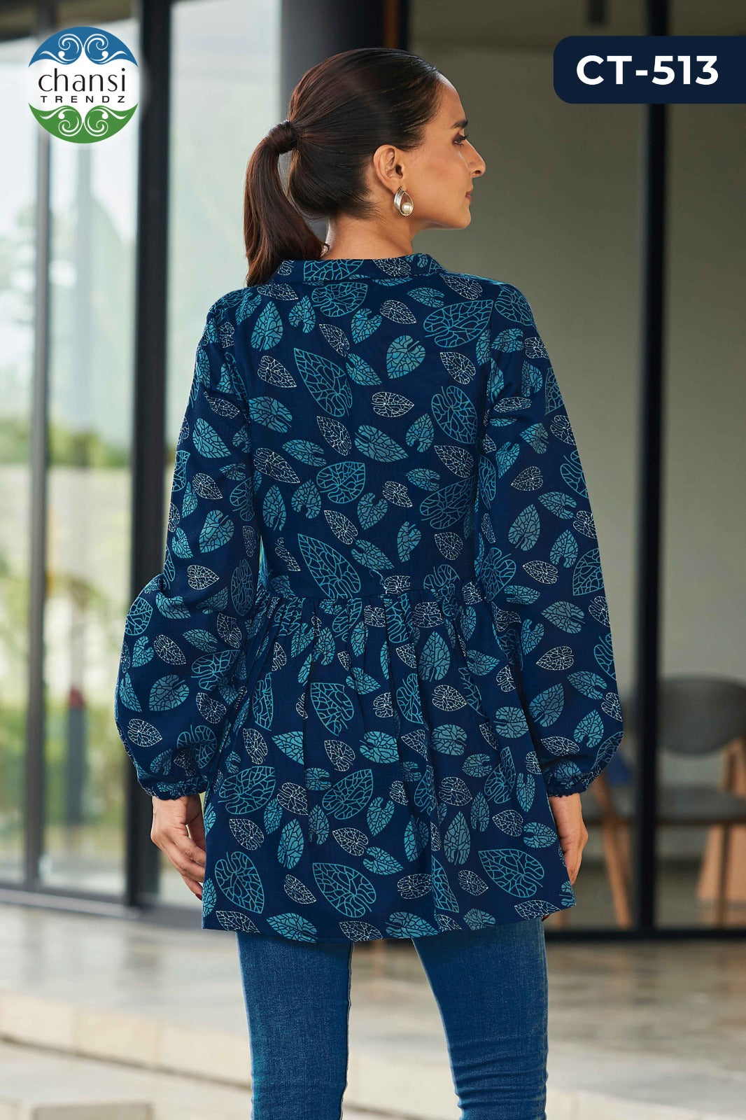 Ct-513 Shasvati Chansi Trendz Rayon Women Top