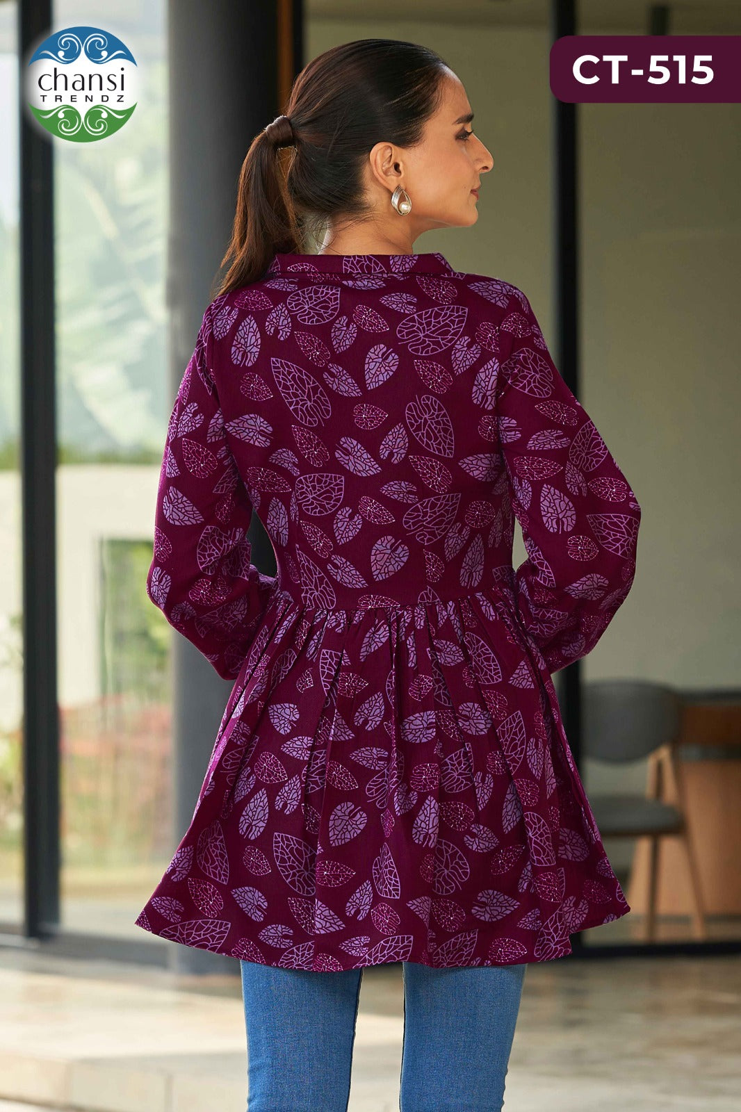 Ct-515 Shasvati Chansi Trendz Rayon Women Top