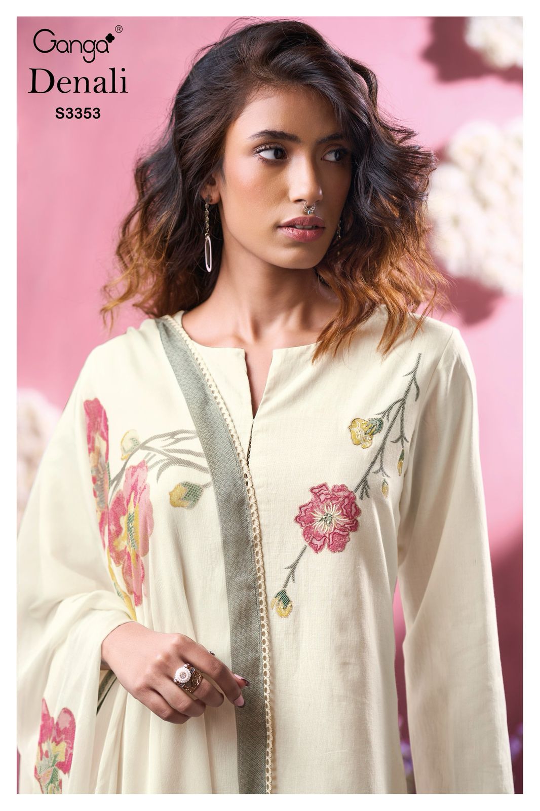 Denali 3353 Ganga Cotton Unstitched Suits