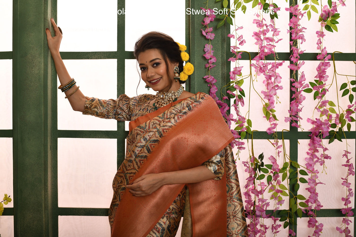 Deny Patola Non-Branded Stwea Soft Silk Sarees