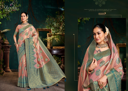 Devanshi-B Sumitra Top Dyed Sarees