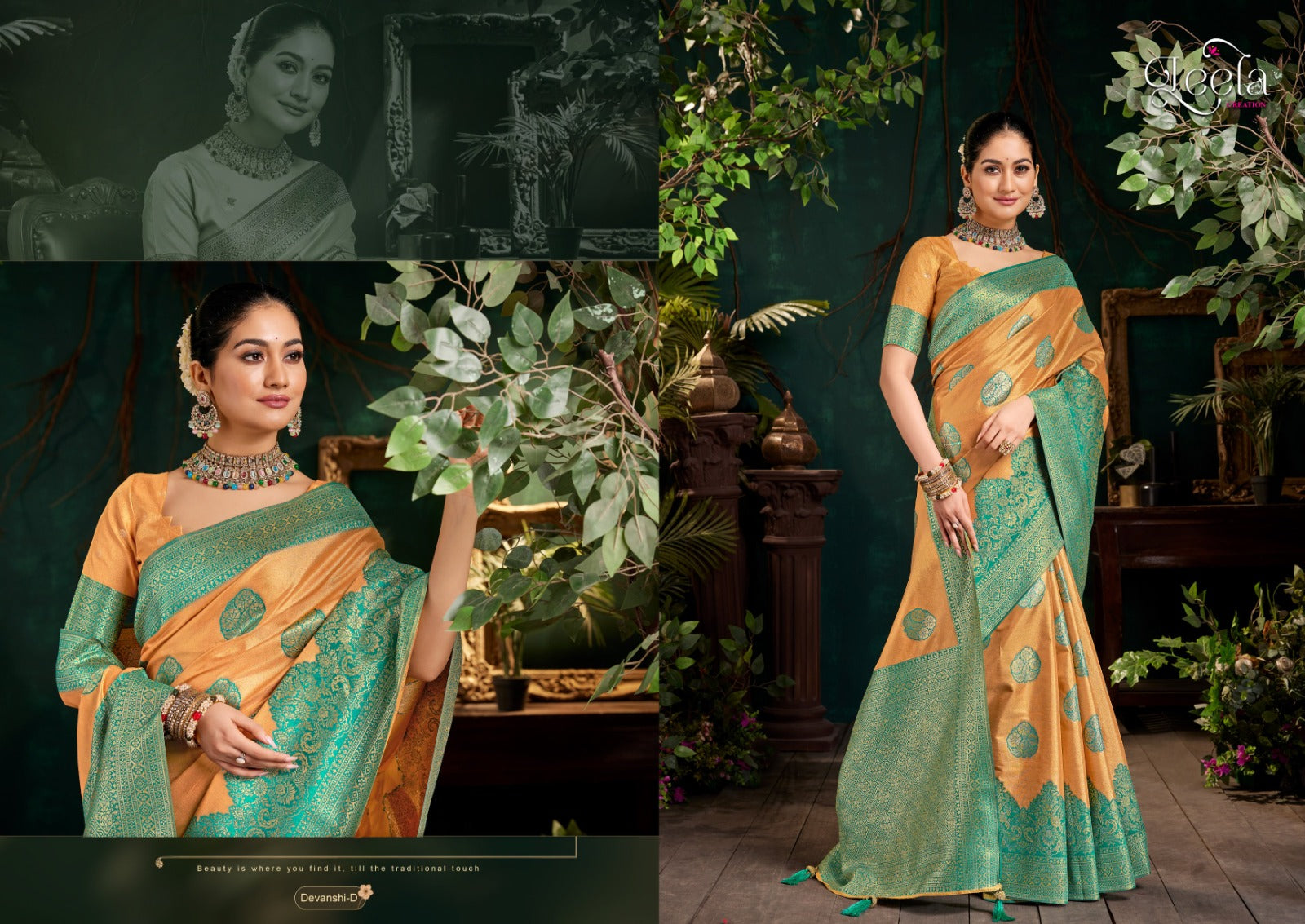 Devanshi-D Sumitra Top Dyed Sarees