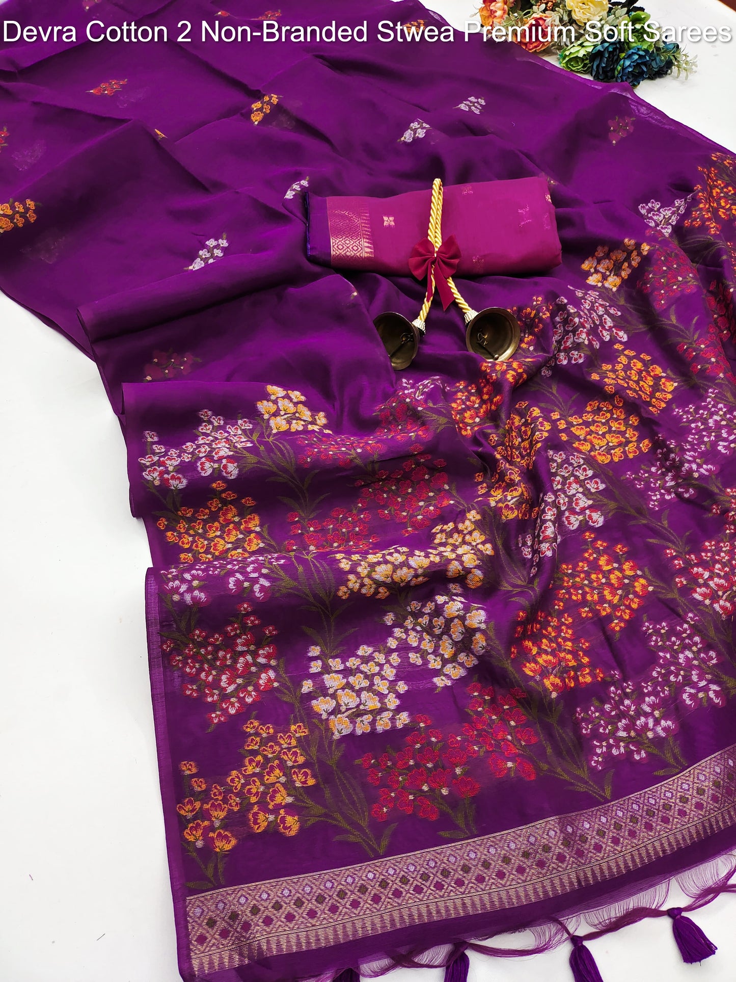 Devra Cotton 2 Non-Branded Stwea Premium Soft Sarees
